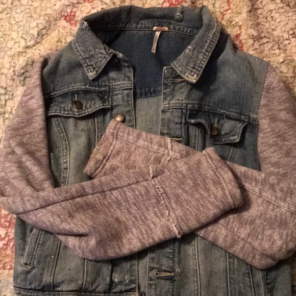 Free People Jackets & Blazers - Free People Distressed Jean Jacket Orig.$168